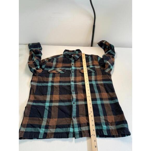 Patagonia Long-Sleeved Organic Cotton Midweight Fjord Flannel Shirt Large - Picture 8 of 8